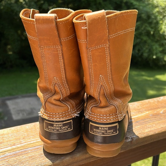 Vintage L.L Bean tall women’s duck boots leather - Picture 3 of 5